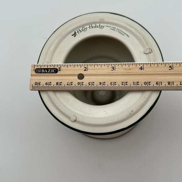 Holly Holiday Candle Holder Pillar or Taper - Picture 16 of 16